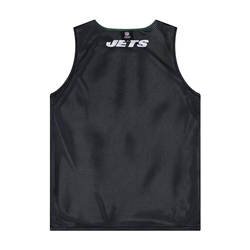 Camiseta de tirantes New York Jets para hombre, de malla reversible FOCO, talla M 6