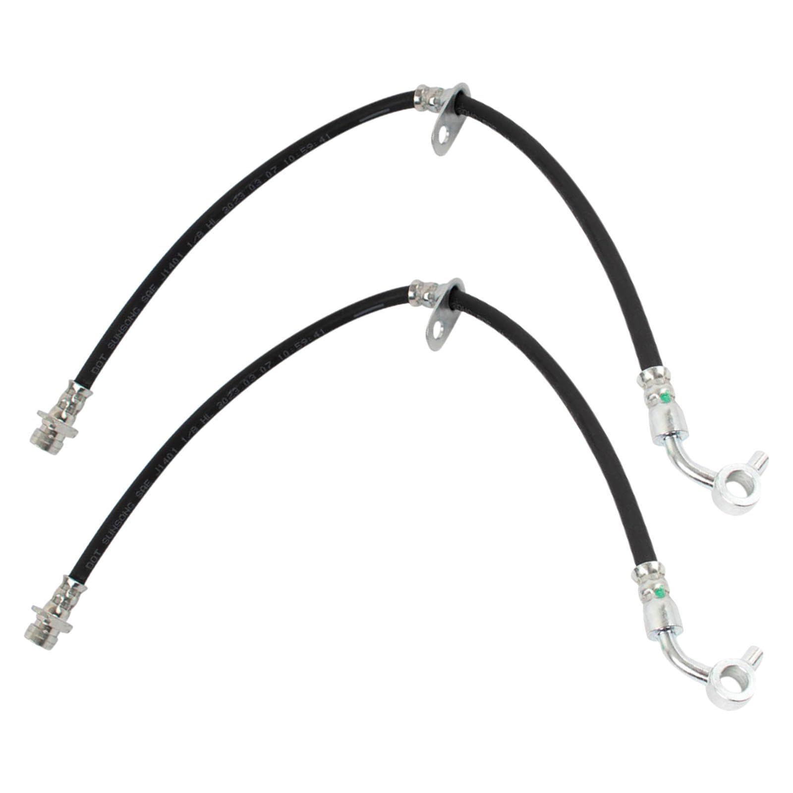 TRQ Rear Brake Hose Set