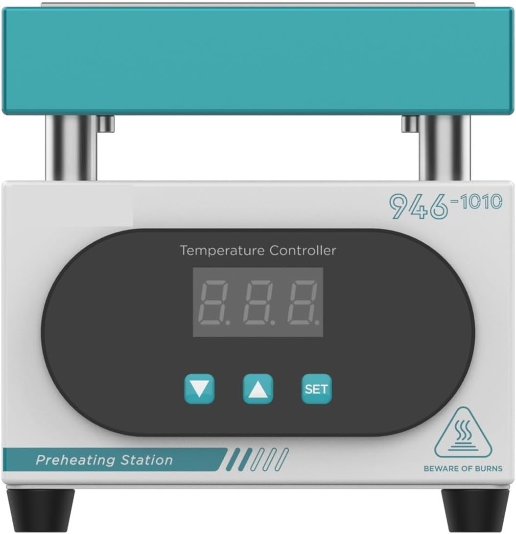 LIAMOS 400W Constant Temperature Heating Table for Mobile Phone Split Screen Thermostat PCB Hot Plate Preheating Table LED Lamp Bead,Precise Control