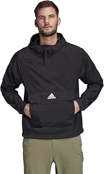 adidas Anorak Wind.rdy, Black, Medium at Amazon Men's Clothing store