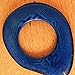 Dark Blue Earrings of Tagua Nut, Eco Friendly Fair Trade Jewelry, Artisan Handmade Dangle Earrings
