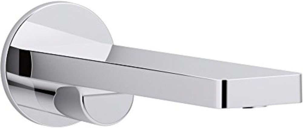 Kohler 73120-TT Composed Wall-Mount Non-Diverter Bath Spout, Vibrant Titanium