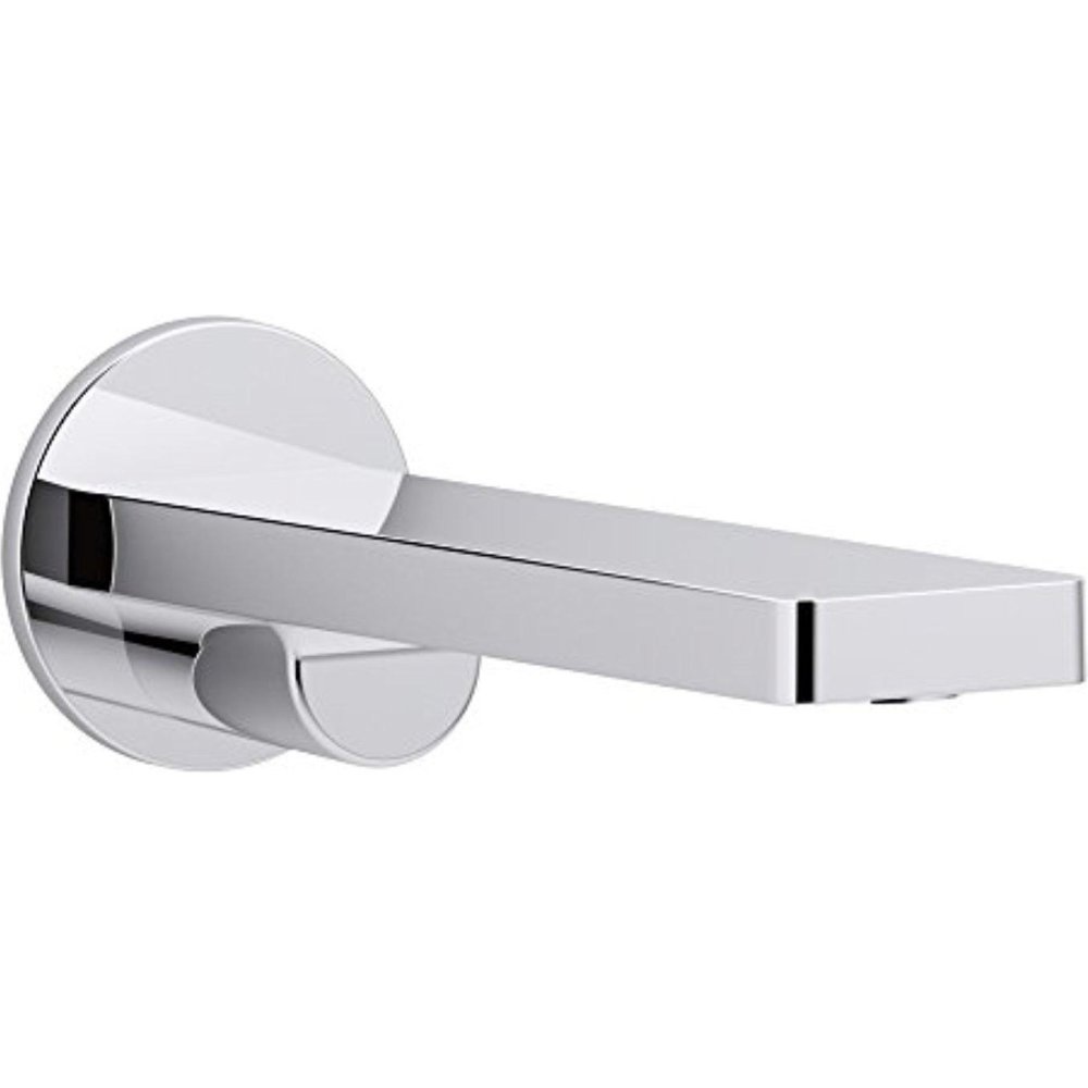 Bec de remplissage de bain K-73120-cp fini chrome éclatant et design épuré mural