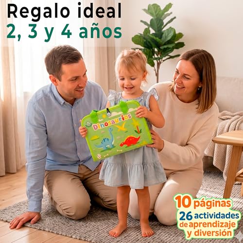 Miniatura 7 de Bubufel Español Busy Board Montessori De Fieltro Maletin Paneles Sensoriales Montessori, Tablero Busy Book Juguetes Educativos 2,3,4 Años Motricidad Fina Regalos Para Niños Niñas Cumpleaños Navidad