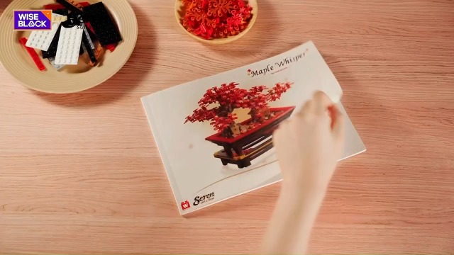 Amazon.com: Wise Block Cherry Blossom Bonsai Building Set for