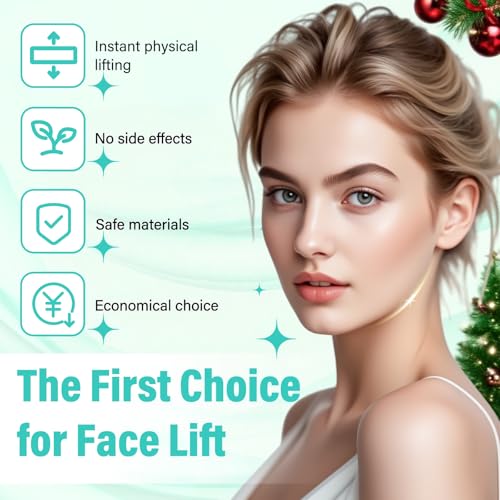 Image of Neck Tape Lifting Invisible, Face Lift Tape Instant Facelift Under Makeup, V Edge Patches Skin Lifter Tapes for Turkey Neck, Loose Sagging Skin, Wrinkle, Jowl, Eye, Double Chin (1 Count (Pack of 196))