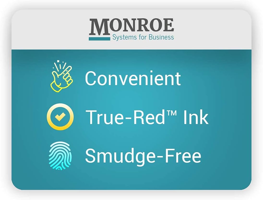 Monroe Systems for Business P51S Super Saturated Printing Calculator Ribbon cartridges (12-Pack)