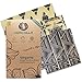 Chinchilla® 3er-Pack Vegane Wachstücher | Plastikfreie Alternative zu Frischhaltefolie, Gefrierbeutel, Alufolie | Wiederverwendbar & Nachhaltig | Vegane Bienenwachstücher | Wax Wrap