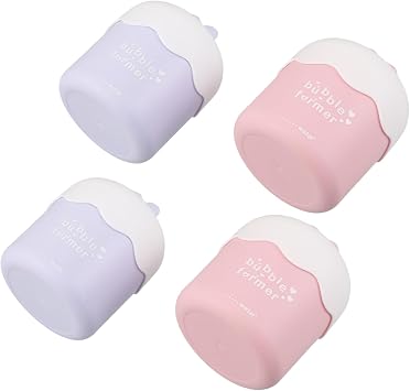 Manual Foaming Bottle for Facial Cleanser, PP 4 Piece Set