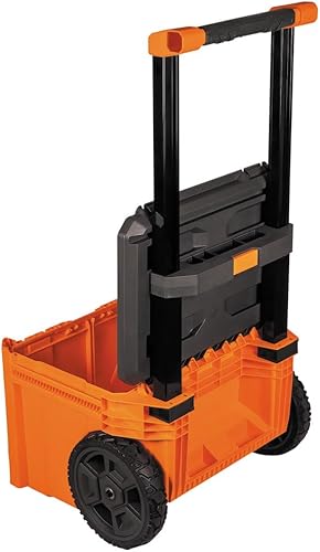 Miniatura 10 de Klein Tools 54802MB MODbox - Caja de herramientas rodante, organizador de herramientas portátil resistente con montaje lateral, ruedas de goma de 10
