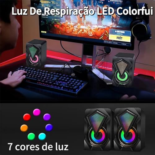 Caixa de Som, Caixa de Som para pc, Caixinha de Som para pc, Caixa de Som Computador, Caixa de Som p