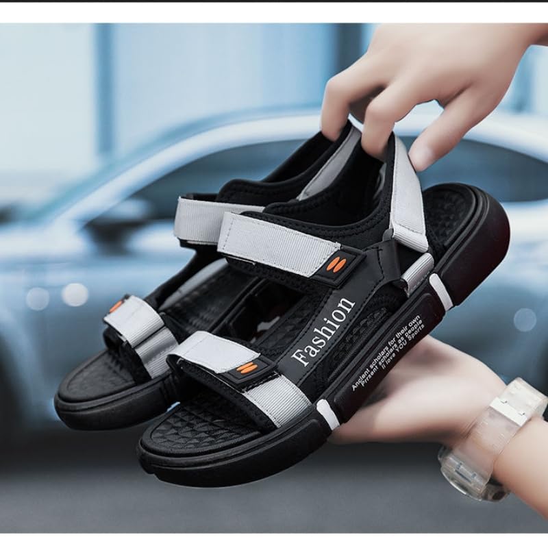 Men's breathable mesh beach sports sandals | Anti-slip outdoor wading sole slippers, suitable for water activities and daily wear3