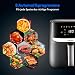MEDION E50 XL Heißluftfritteuse (5,7 Liter, Airfryer, ca. 1700 Watt, Digitales Bedienfeld...