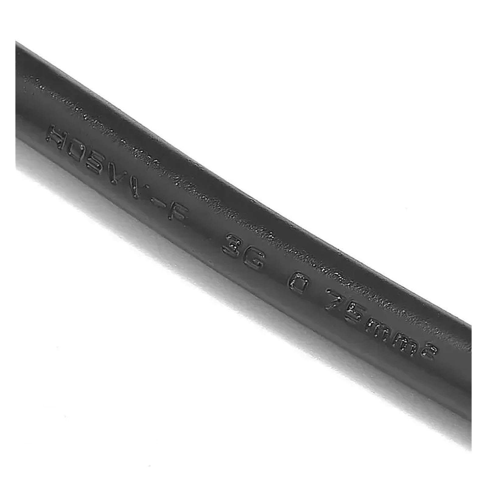 EU-Stromkabel, IEC C13-Stromverlängerungskabel, 1,2 m, 1,5 m, 2 m, 3 m, AC-Netzteil-Verlängerungskabel, kompatibel mit LG, TV(5m)