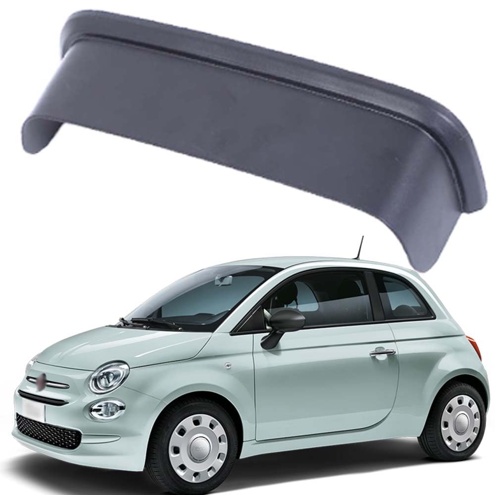 Auto GPS Navigator Sonnenblende Geeignet für FIAT 500 2016-2024,Navigationsgerät Sonnenblende Blendschutz,Navigationsgerät Sonnenschirm Haube für FIAT 500 Zubehör