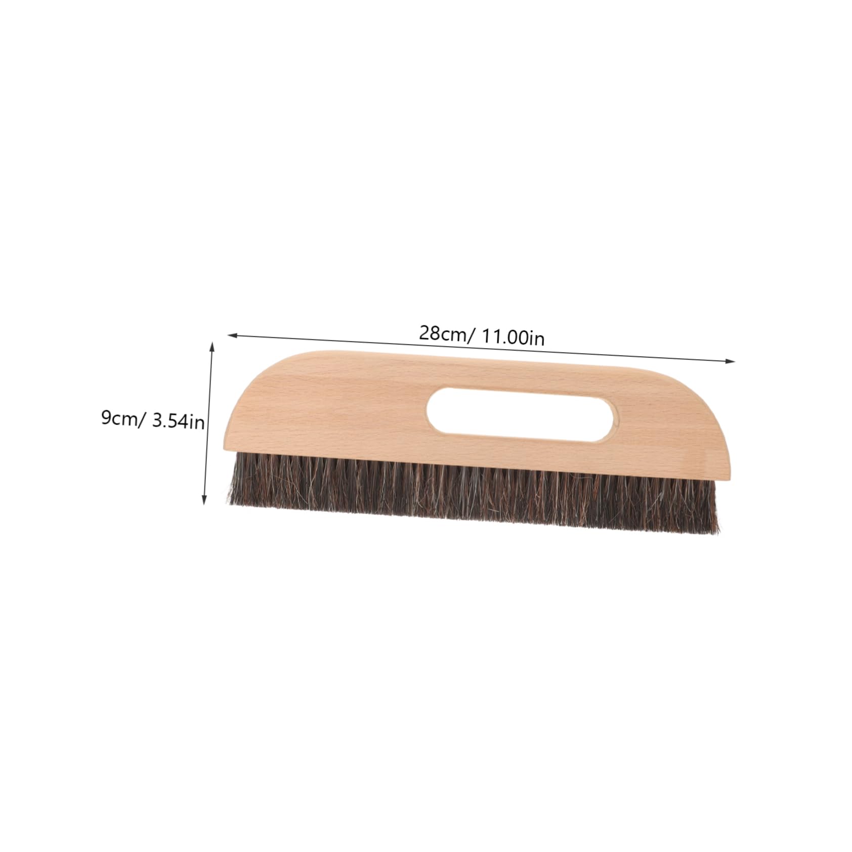 Veemoon 5 Pièces brosse à cheveux longs applicateur poil plus lisse brosse à collier kit d'outils de lissage de papier peint brosse d'entretien des meubles brosse à main Crinière de cheval