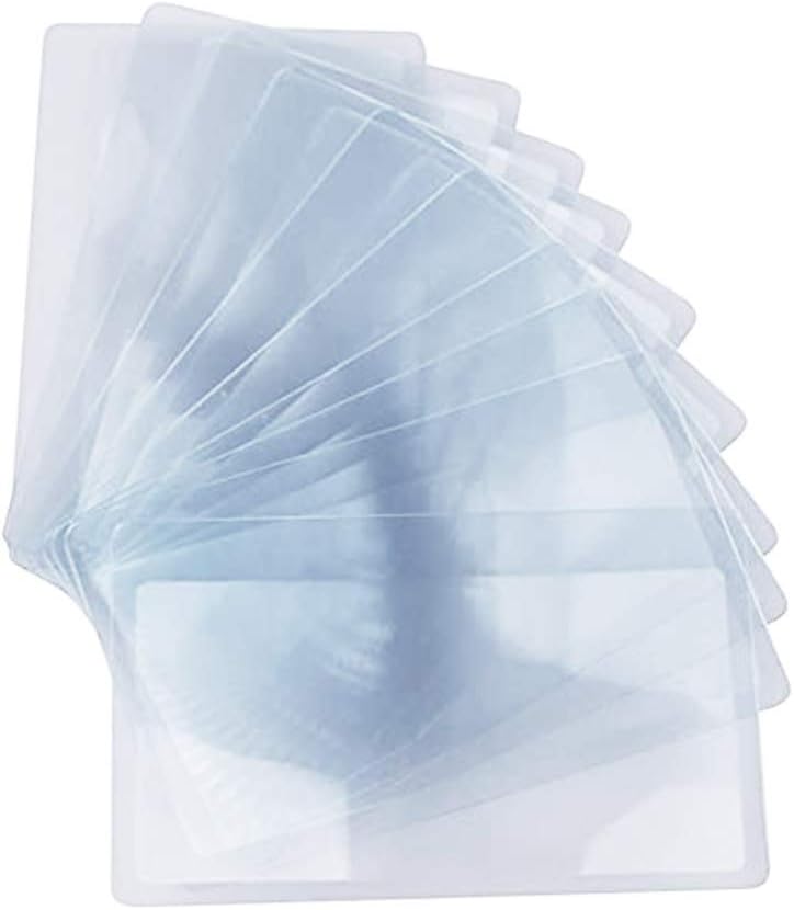 Credit Card Sized Magnifying Lenses Pack of 12