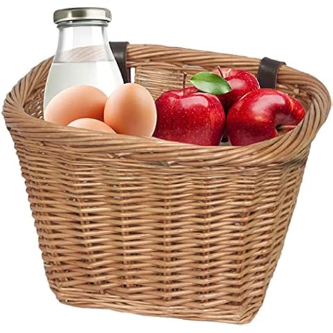Wrenbury Golden Willow Bike Basket Front Cover