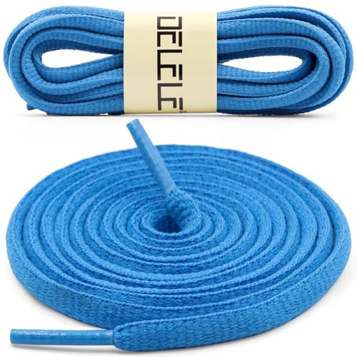 Image of DELELE 2Pair Oval Shoes laces 42 Colors Half Round 1 /4 inchAthletic ShoeLaces for Sport /Running Shoes Shoe Strings