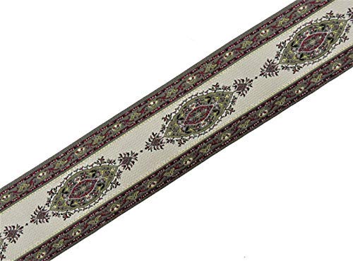 Melody Jane Dolls House Woven Stair Carpet Runner Grey Beige 1:12 Flooring