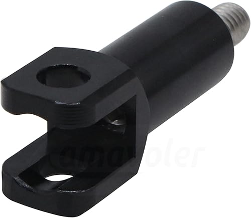 Miniatura 9 de Soporte de clavija de pie de pasajero Soportes Kit de horquilla compatible con Harley Davidson Softail 2000-2006. (cromo)