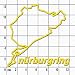 Nürburgring Autocollants 12 cm –