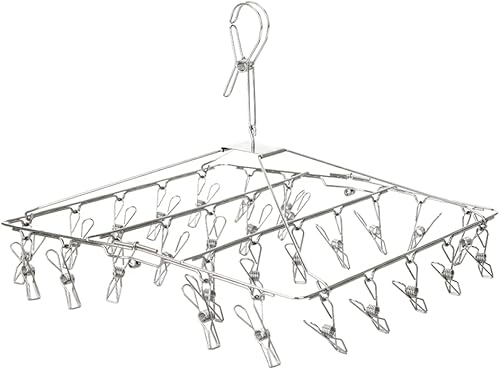 Miniatura 10 de YBM HOME Estante de secado de ropa interior con 10 clips para secar toallas, sujetadores, calcetines, ropa de bebé, lencería y ropa de cama, estante