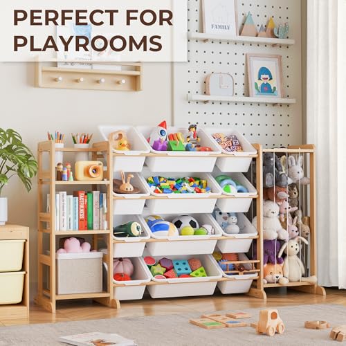 Toy Storage Organizer with Bookshelf - 43% Off