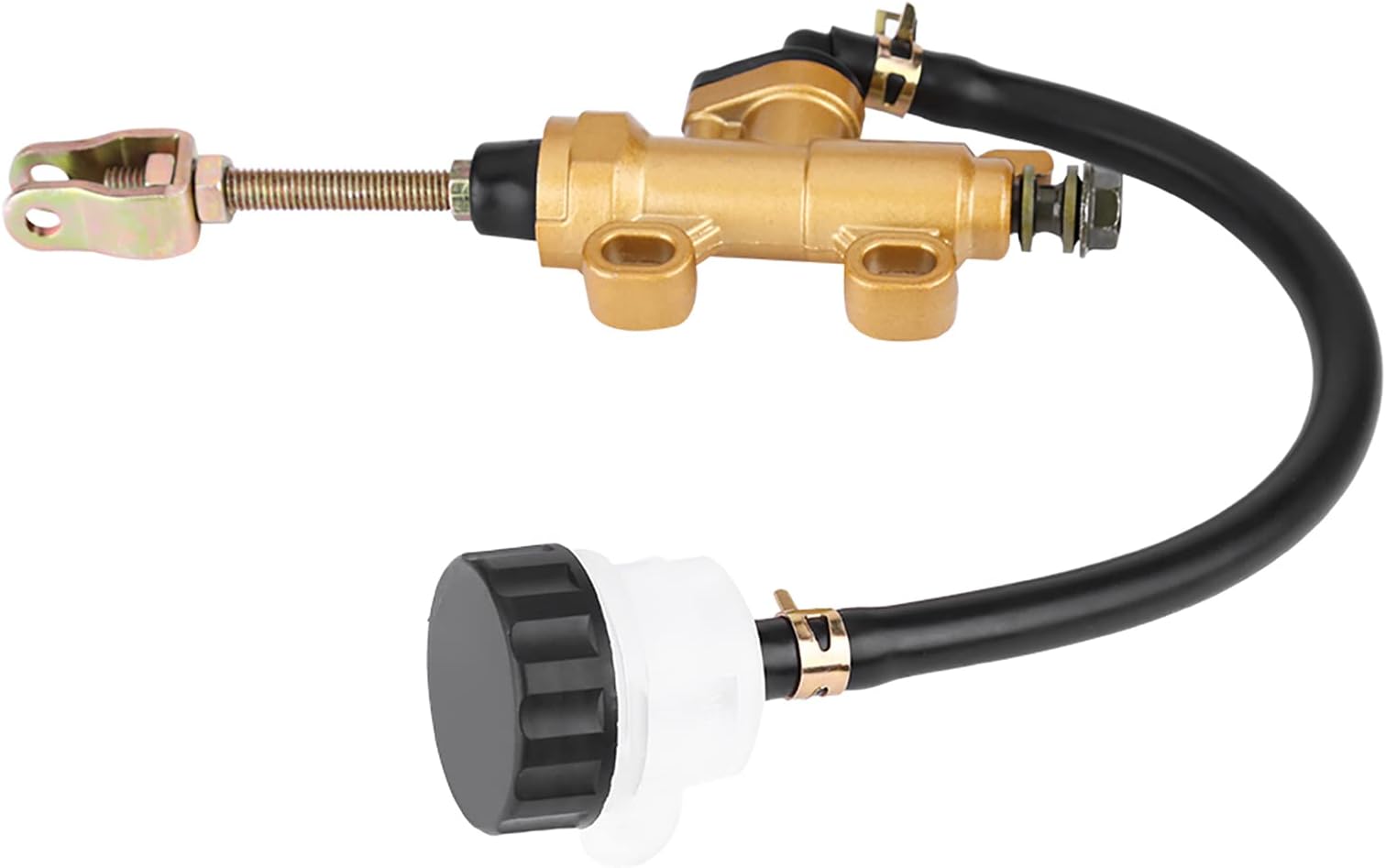 Generic Universal Rear Brake Fit for Master Cylinder Pump, Performance Hydraulic Refit Pump for Motorcycle Dirt Bike ATV, Easy Installation Fit for Suzuki, Unused Aluminium Material