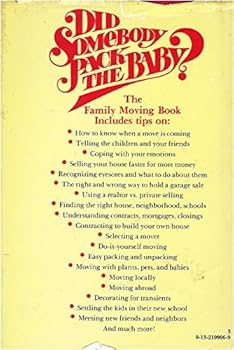 Did somebody pack the baby?: The family moving book