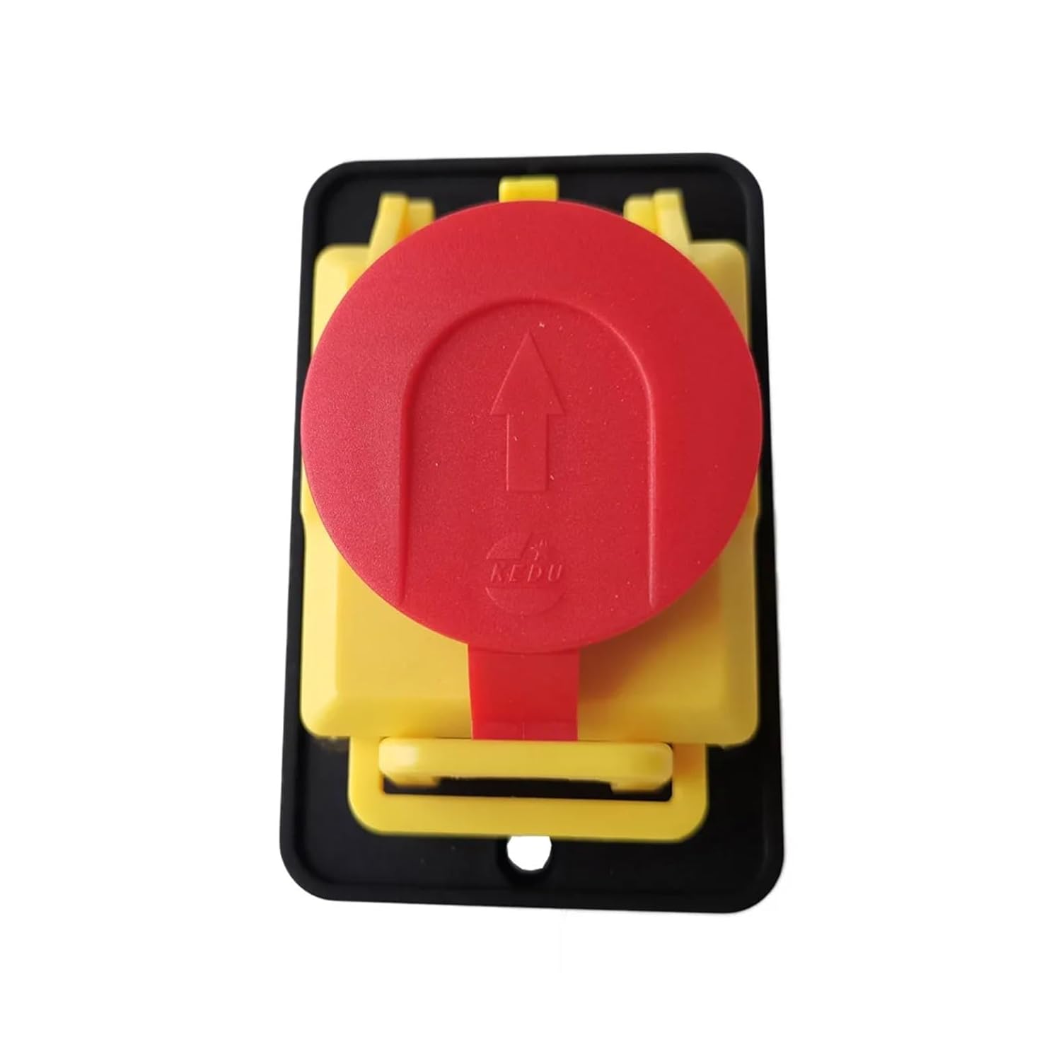 KJD12-14 Electromagnetic Switch 6Pins Emergency Stop Pushbutton Switches for Electrical Carpentry Tools 16A AC 220-240V
