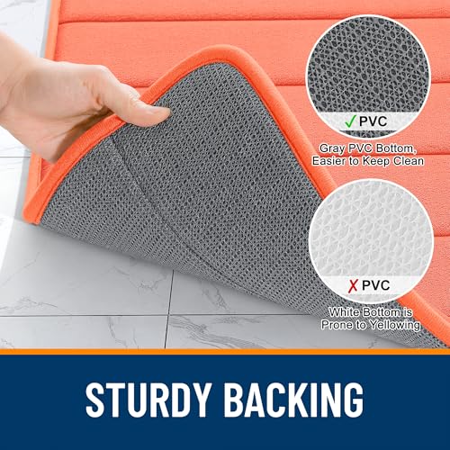 OLANLY Memory Foam Bath Mat 34x21, Super Soft and Absorbent Bathroom Rugs by OLANLY - Used condition - Image 7