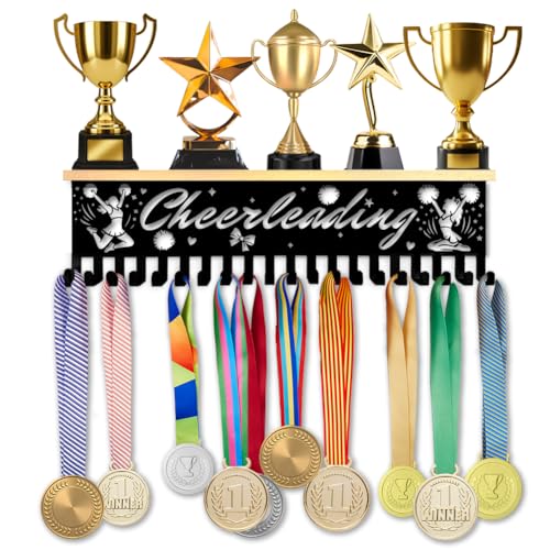 Porte médaille et trophées SUPERDANT en bois et métal pour mur