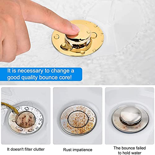 Bonde Pop-Up en acier inoxydable durable pour lavabo durable - 7