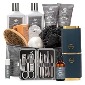 Father’s Day Gift, 14 Pieces Grooming Set for Men, Skin Care Set, Beard Kit Spa Set, Bath & Body Care Set, Gifts for Boyfriend, Dad, Anniversary Gifts for Men, Birthday, Christmas, Valentine’s Day