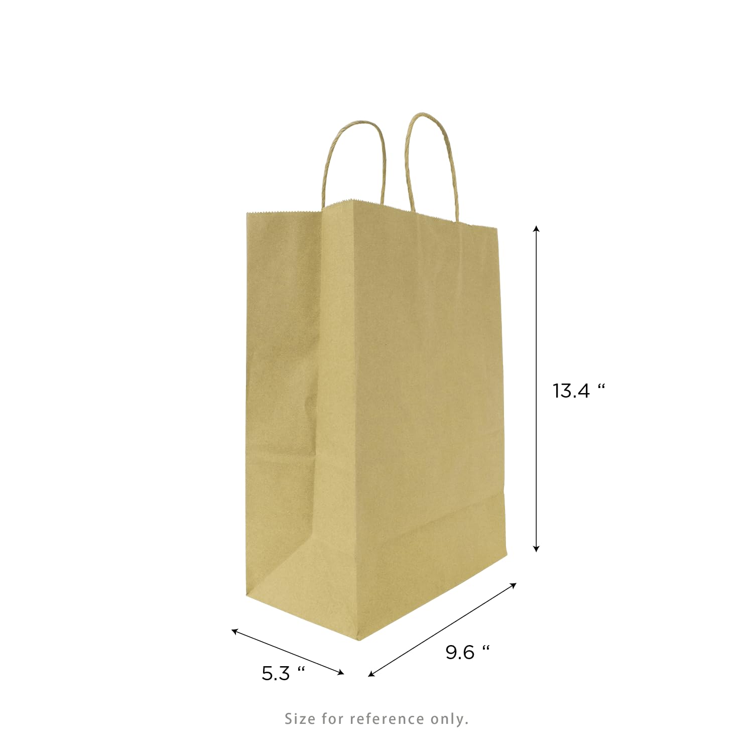 Karat FP-SB110 (Medium) Paper Shopping Bags - Kraft (Case of 250)