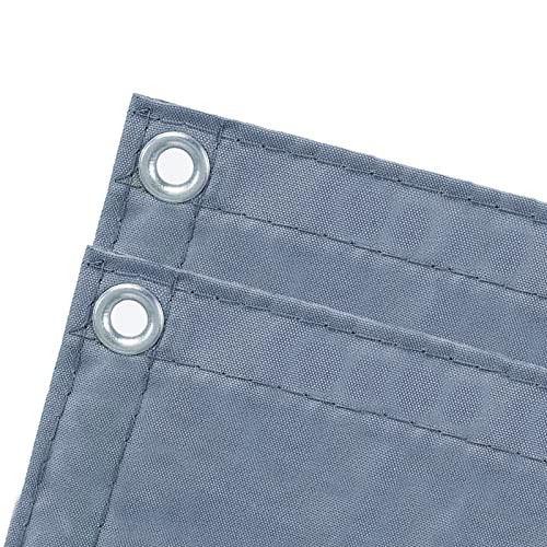 Voile d'ombrage 4.5 x 5.5 m imperméable résistant UV avec oeillets
