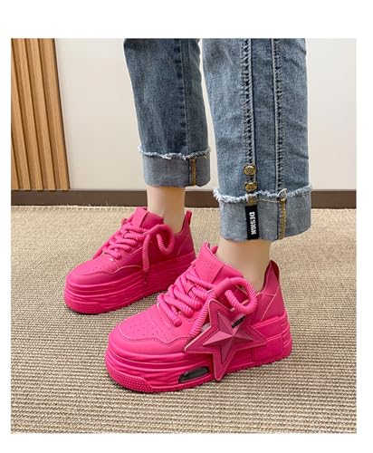 Women's Sneakers Exaggerated Star Chunky Platform Bold Retro Streetwear Shoes Thick Sole Y2K Fashion Daily Outfits4