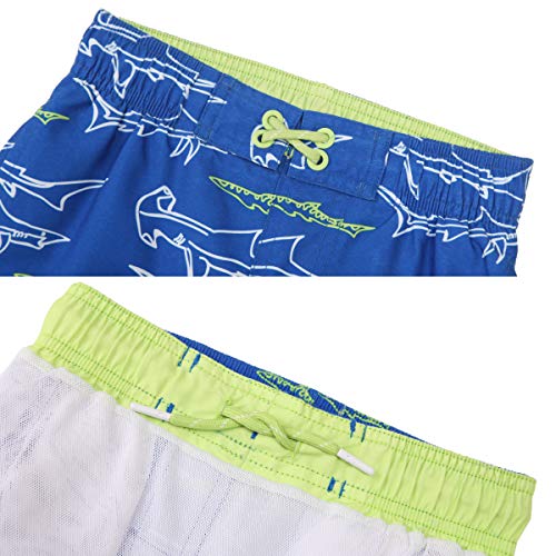 Rokka&Rolla Boys' Swim Trunks Upf 50+ Quick Dry Bathing Suit Swimwear Beach Shorts With Mesh Lining #TOP3