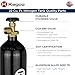 Kegco 22 Cu. Ft. Nitrogen Air Tank - High Pressure Aluminum Gas Cylinder