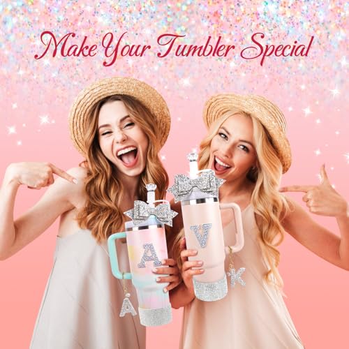 Accesorios de termo 30 oz para personalizar con popote de lazo 7