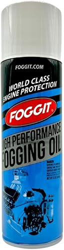 FOGGIT Lubricante de cilindro de aceite de nebulización de alto rendimiento, lata de 12 onzas, protección del motor para el óxido, la corrosión y el