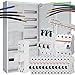 Produktbild WITTKOWARE Einfamilienhaus Komplett-Zählerschrank, 1x eHZ-Zählerplatz, Verteilerfeld/APZ, FI-Schalter 40/0,03A, 12x Sicherungsautomaten B16A, Verdrahtungsmaterial, Überspannungsschutz, SLS 63A