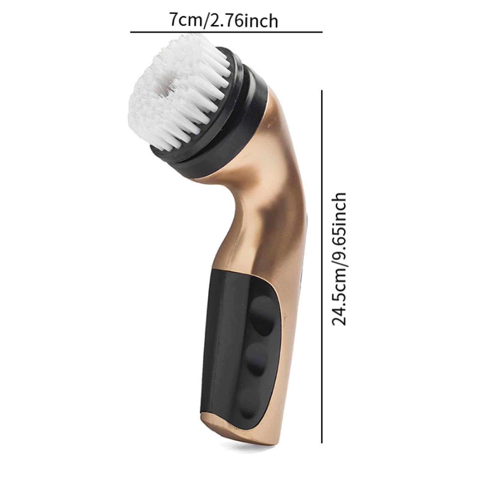Ensemble de Brosses à Chaussures électriques Comprenant Une Unité Portable, Une Brosse de Cirage Automatique, Un Dépoussiéreur et Un Kit D'entreti