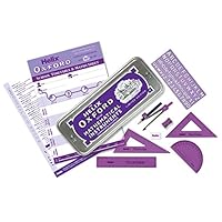 Righello Ripiegabile Helix Oxford - 30cm, Set Matematica 9 Pezzi, Con Bussola E Goniometro - Foto 3