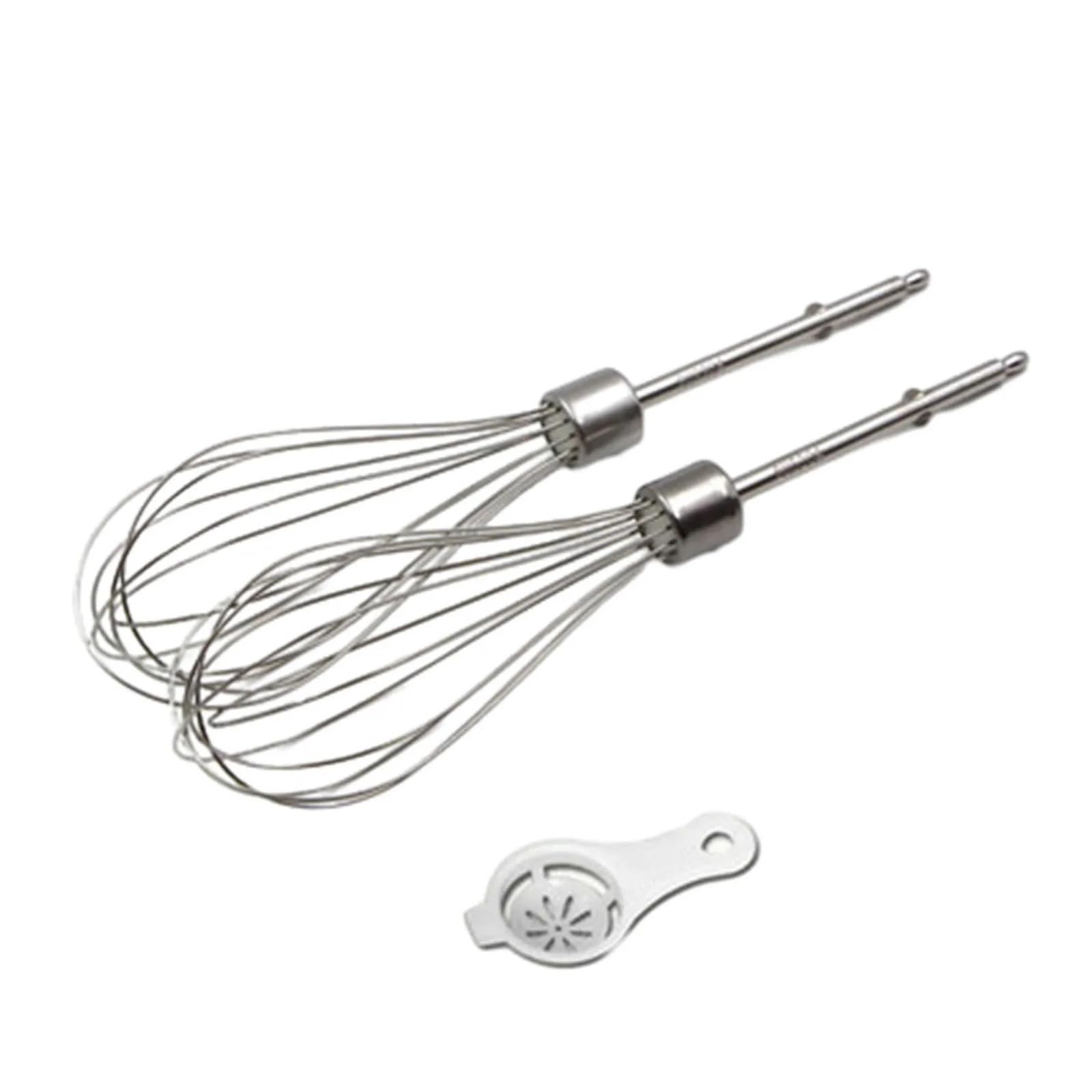 Zapasowy mikser ręczny do ubijania i trzepaczki, kompatybilny z mieszanką ciasta do ubijania jajek ze stali nierdzewnej(4 pcs)