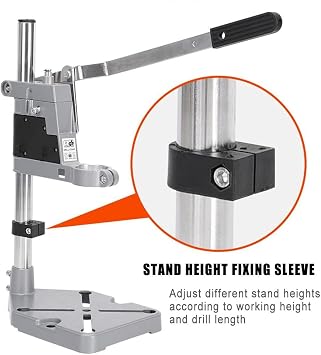 Floor Drill Press Stand Portable Drill Press for Hand Drill, Stand Table for Drill Workbench Repair, Drill Press Table, Table Top Drill Press90 Rotating Fixed Frame