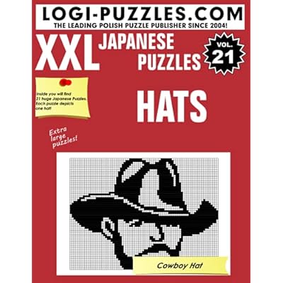XXL Japanese Puzzles: Hats
