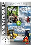  Simulatoren: Holzfäller / Pistenraupe / Straßenbau & Meisterei