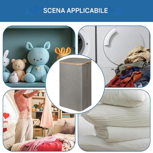 Panier à linge pliable idéal pour l'organisation de la chambre à coucher - 5